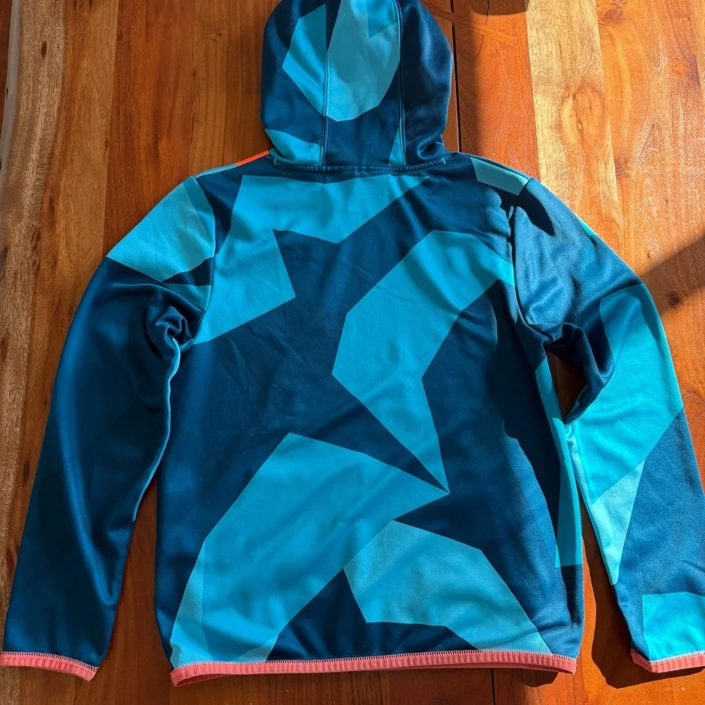 🦊 Under Armour Kids Hoodie - Teal and Orange